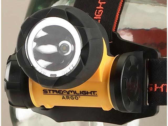 Streamlight 61301 Argo LED Head Mount Headlamp, Yellow - 150 Lumens