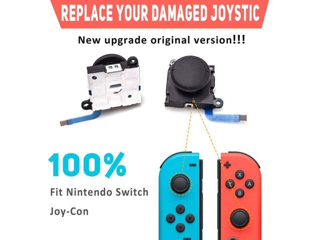 IIWEY Joycon Joystick Replacement 4 Pack for Fix Drift Nintendo Switch Joy-Con Controller & Switch Lite Joystick Replacement Left/Right Analog...