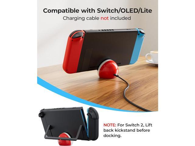 Antank Tiny Charging Stand Compatible with Nintendo Switch/Switch Lite/Switch OLED, Portable Cute Switch Dock Station with USB-C Port for Switch...