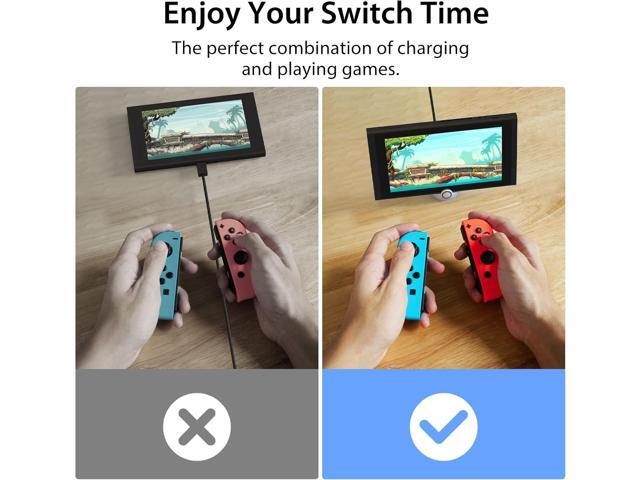 Antank Tiny Charging Stand Compatible with Nintendo Switch/Switch Lite/Switch OLED, Portable Cute Switch Dock Station with USB-C Port for Switch...