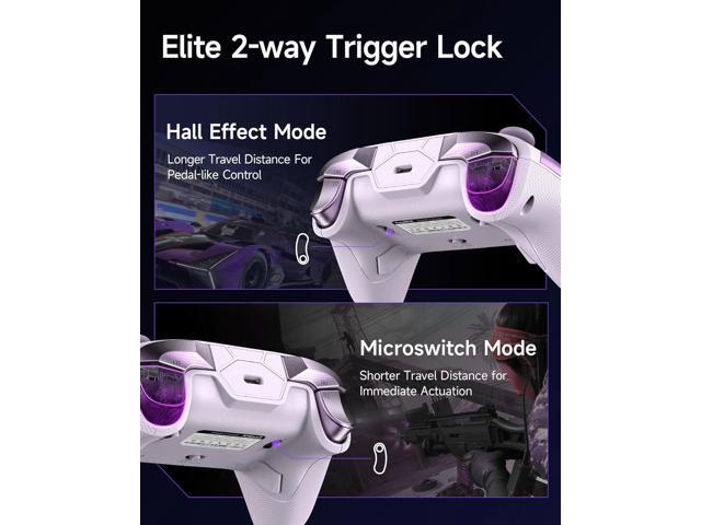 EasySMX D10 PC Controller - Elite Wireless Bluetooth Pro Controller with TMR Joystick, Dual-Mode Triggers & Full Mechanical Buttons, 1000Hz Polling...