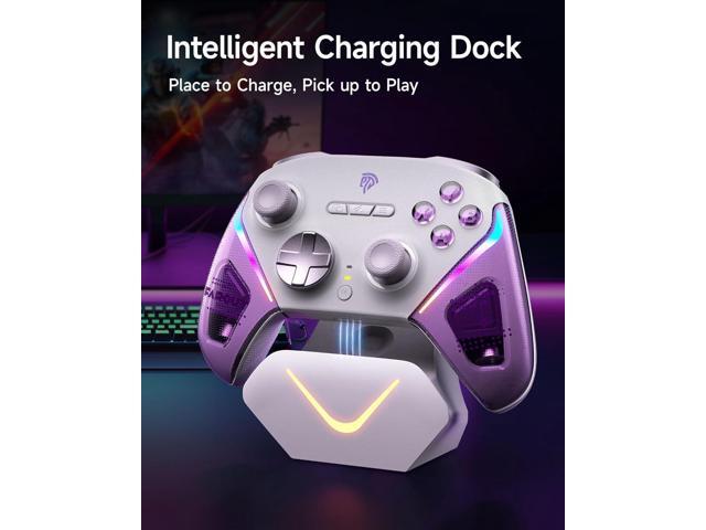 EasySMX D10 PC Controller - Elite Wireless Bluetooth Pro Controller with TMR Joystick, Dual-Mode Triggers & Full Mechanical Buttons, 1000Hz Polling...