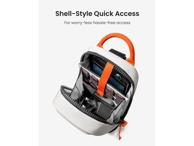 tomtoc Sling Crossbody Bag for Nintendo Switch 2, Protective Travel Chest Carrying Gaming Pouch with 8 Game Cartridges Slots