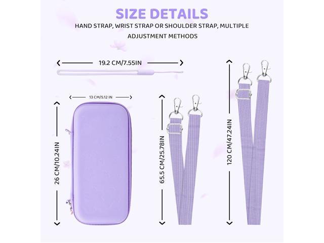 FANPL Case bundle for Nintendo Switch OLED Accessories, Carrying Case for Switch OLED and JoyCon Controller with Hard Flip Protective Case and...