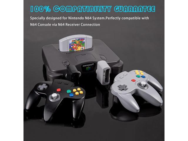 2.4 GHz Wireless N64 Switch Online Controller, USB Receiver & N64 Receiver, Compatible with Windows PC Laptop iOS Mac Raspberry Pi, N64 / Switch...