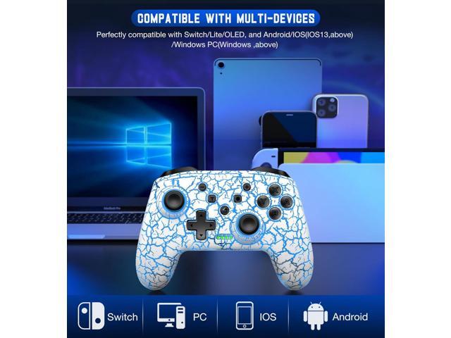 Switch Controller, Gammeefy Wireless Switch Pro Controller for Nintendo Switch/Switch 2/Lite/OLED, 9 Color Adjustable LED Switch Remote Compatible...