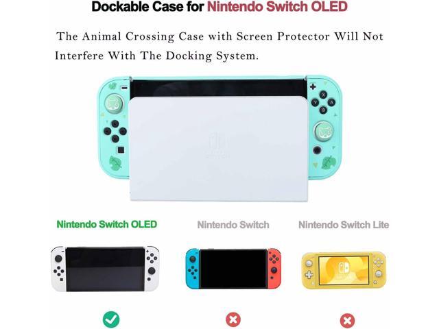 Accessories Bundle for Nintendo Switch OLED Animal Crossing Model 2021 - YOOWA Accessory kit NS Oled Animal Crossing Set with Carrying Case...