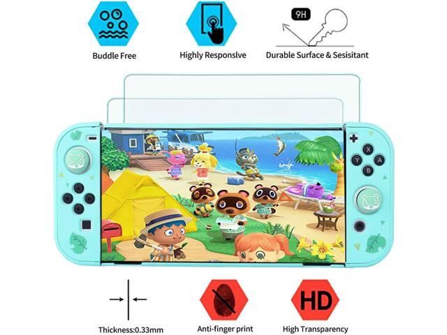 Accessories Bundle for Nintendo Switch OLED Animal Crossing Model 2021 - YOOWA Accessory kit NS Oled Animal Crossing Set with Carrying Case...