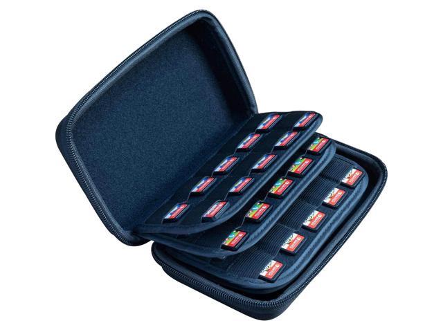 ButterFox 80 Switch Game Case for Nintendo Switch, Switch Game Card Storage Holder or SD Memory Card Case (80 Black)