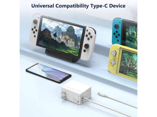 YCCSKY 45W Charger for Game Console N-intendo S-Witch, AC Adapter for N-intendo S-Witch - Fast Charger with 10FT USB C Cable 15V/3A Power Supply...