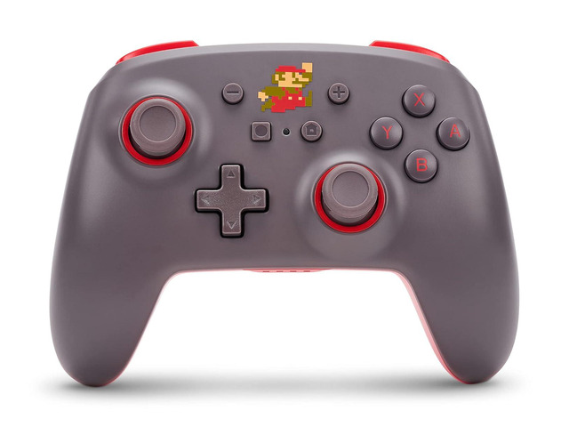 PowerA Wireless Controller for Nintendo Switch - Dungeon Jump Mario, Rechargeable, Bluetooth 5.0, 30 Hours Battery Life