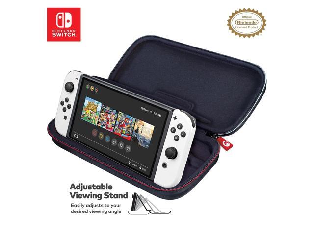 Game Traveler RDS - Officially Licensed Nintendo Switch OLED, Nintendo Switch, and Switch Lite Mario Kart Case - Adjustable Viewing Stand, Bonus...