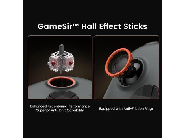 GameSir Nova 2 Lite Wireless PC Controller with Hall Effect Joysticks & Triggers, 2.4G & Wired 1000Hz Polling Rate, Remappable Buttons - Compatible...