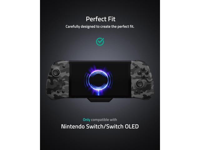 FUNLAB Switch Handheld Controller for Nintendo/OLED Joycons Customizable Switch Controller, Luminous Ergonomic Controls Camo, Switch Joypad...