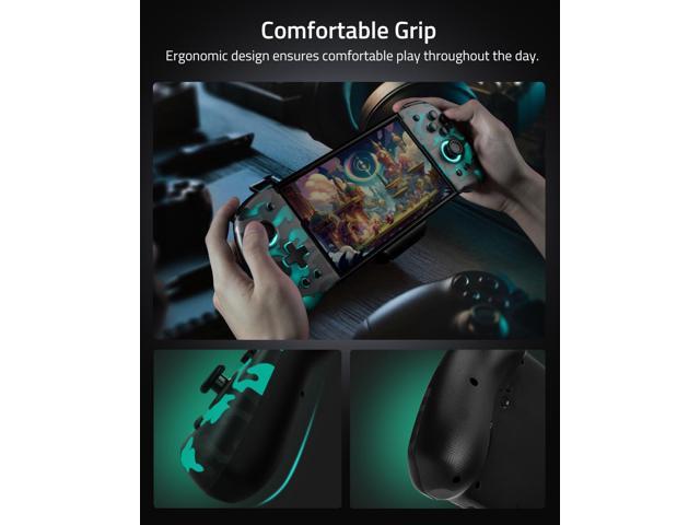 FUNLAB Switch Handheld Controller for Nintendo/OLED Joycons Customizable Switch Controller, Luminous Ergonomic Controls Camo, Switch Joypad...