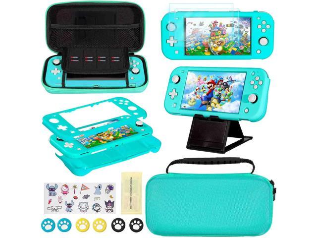 Accessories Kit for Nintendo Switch Lite - YOOWA Accessories Bundle with Carrying Case, Protective Cover case, 2-Pack Tempered Glass Screen...
