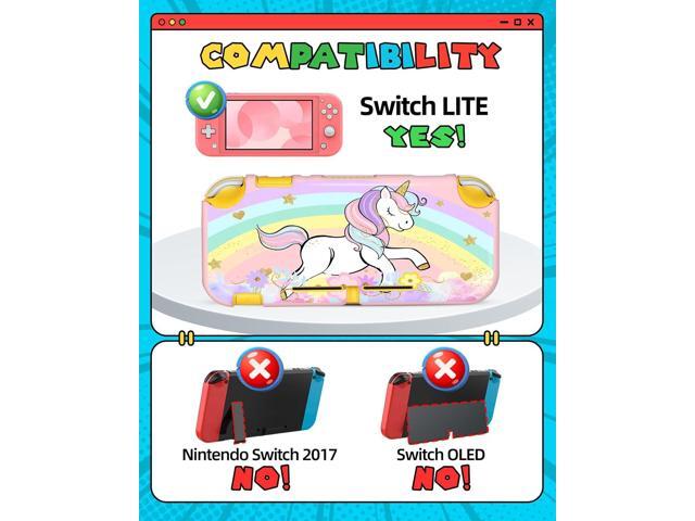 Gurgitat 2 in 1 for Nintendo Switch Lite Case Protector - 24 Game Card Holder Case & Switch Lite Protective Cover Cute Funny Cartoon Hard Shell for...