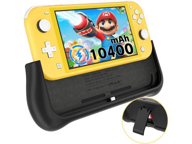 NEWDERY External Battery Station for Nintendo Switch Lite, 10400mAh Backup Portable Charger Case Support PD Quick Charging 2 Extra Game Card Slots...