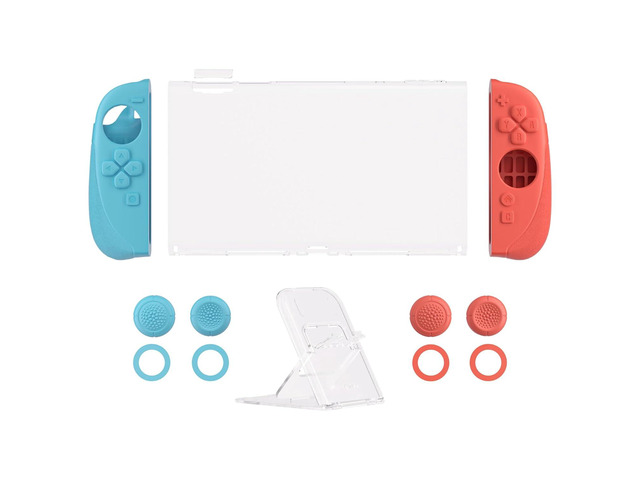 PlayVital Ranger Protective Case for Nintendo Switch 2 with Stand Ergonomic Anti-Slip Silicone Grips, Dockable Hard Shell, 4 Thumbstick Caps ...