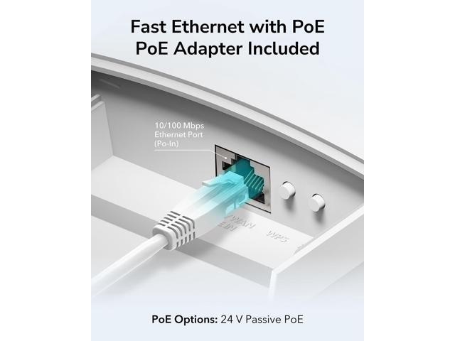 Cudy RE1200 Outdoor AC1200 WiFi5 Outdoor Fast Access Point Mesh, IP65 Waterproof MU-MIMO Support RE Mode, PoE Powered, Business WiFi Solution