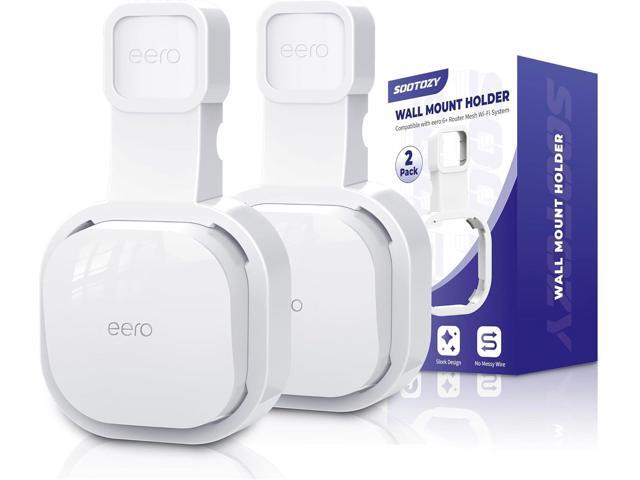 Wall Mount Holder for eero 6 and for eero 6+ Router Mesh Wi-Fi System No Messy Wires, Space-Saving Outlet Wall Mount Holder for eero 6 Plus... Wall Mount Holder for eero 6 and for eero 6+ Router Mesh Wi-Fi System No Messy Wires, Space-Saving Outlet Wall Mount Holder for eero 6 Plus...