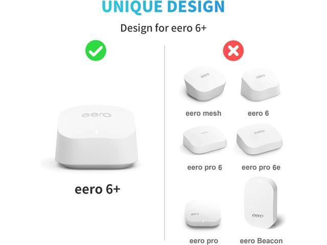 2Pack Wall Mount Holder for eero 6 Plus 6+ and eero 6 Router Mesh Wi-Fi System,Wall Mount Stand Bracket for eero 6 Plus and eero 6 tri-Band...