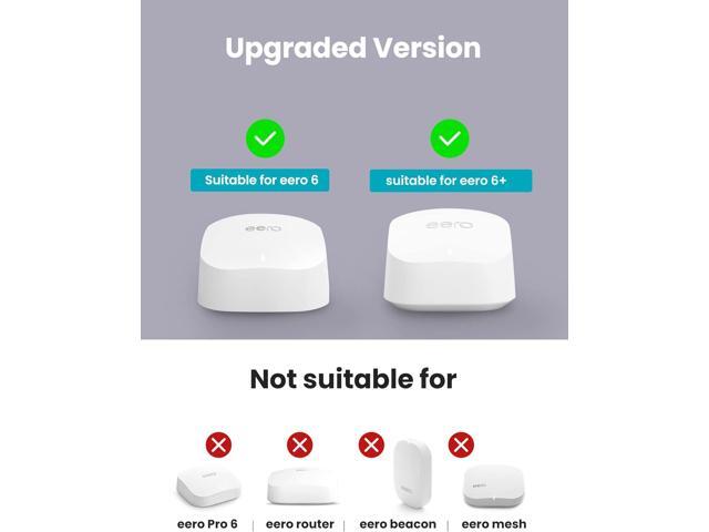 DG-Direct Wall Mount Holder for eero 6 and eero 6+ Router Mesh Wi-Fi System, No Messy Wires, The Outlet Wall Mount Holder for eero 6 Plus, Stand...