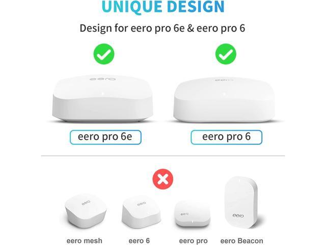 Wall Mount Holder for eero Pro 6e/Pro 6 Mesh Wi-Fi System,Outlet Wall Mount Stand Bracket for eero Pro 6e tri-Band Mesh,Wall Bracket for eero Pro 6...