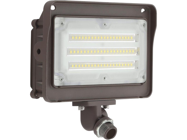 DAKASON 50W LED Flood Light Outdoor, Dusk-to-Dawn Photocell 180° Adjustable Knuckle, 6500LM 5000K Replaces 150-200W HPS/MH, IP65 Waterproof Outdoor...