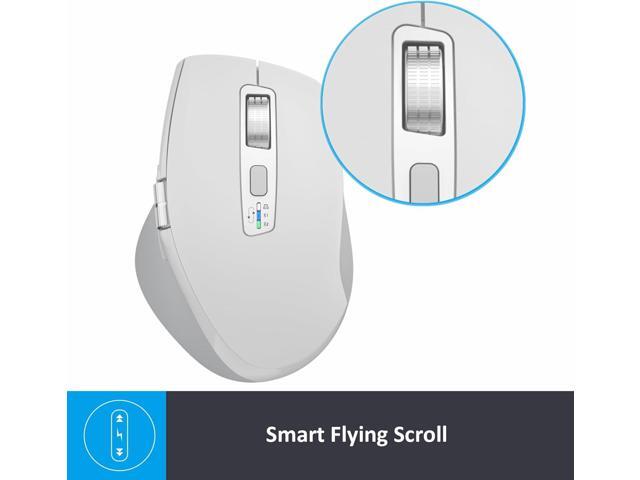 Wireless Bluetooth Mouse with Smart Flying Scroll, Thumb Scroll Ergonomic Mice, Silent Multi-Device Mouse for Computer, Laptop, iPad, Tablet,...