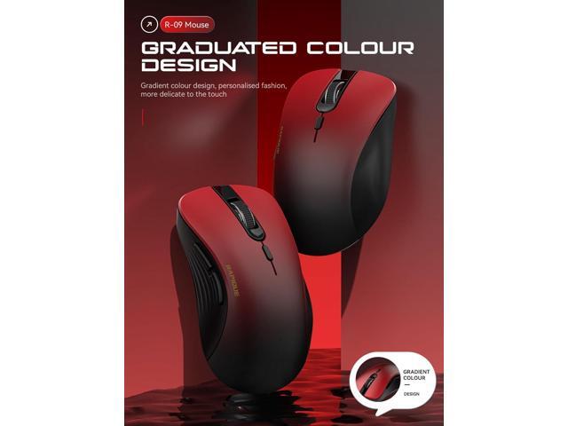 Bluetooth Wireless Mouse - Dual Bluetooth & 2.4 GHz USB Receiver, Comfortable Grip, Quiet Clicks, Low Power - Multi-Device Compatibility for...