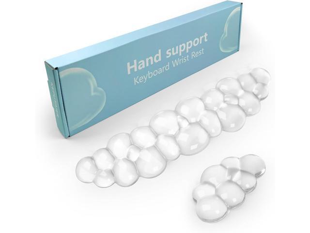 Gel Cloud Keyboard and Mouse Wrist Rest, Cute Wrist Support and Arm Support Keyboard Rest for Keyboard and Mouse Typing Pain ReliefSuitable for...