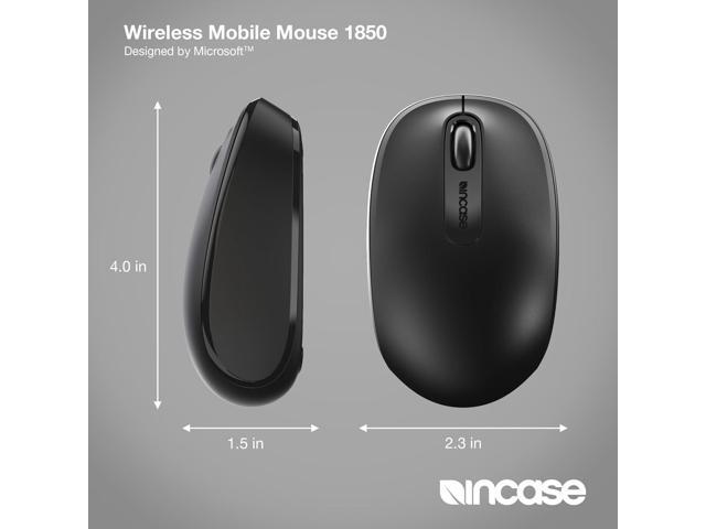 Incase Wireless Mobile Mouse 1850 Designed by Microsoft Compact, Comfortable, Right/Left Hand Use, 6-Month Battery Life, Nano Transceiver, Works...