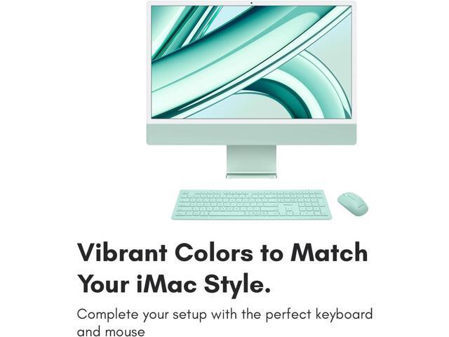 Macally Wireless Keyboard and Mouse Combo for Mac mini/Pro, iMac, MacBook, iPad, iPhone - Compatible Bluetooth Apple Keyboard and Mouse Combo...