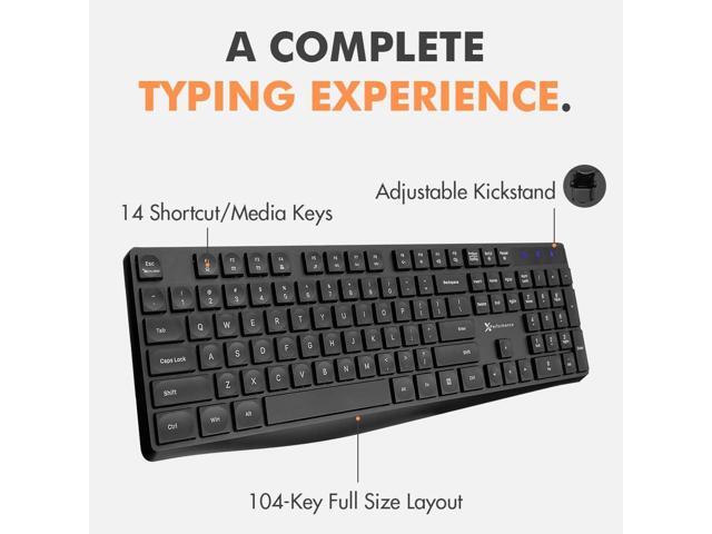 X9 Wired Keyboard and Mouse Combo USB Mouse and Keyboard (Mouse Pad Included) Ergonomic Full Size Corded Computer Keyboard and Mouse for PC...