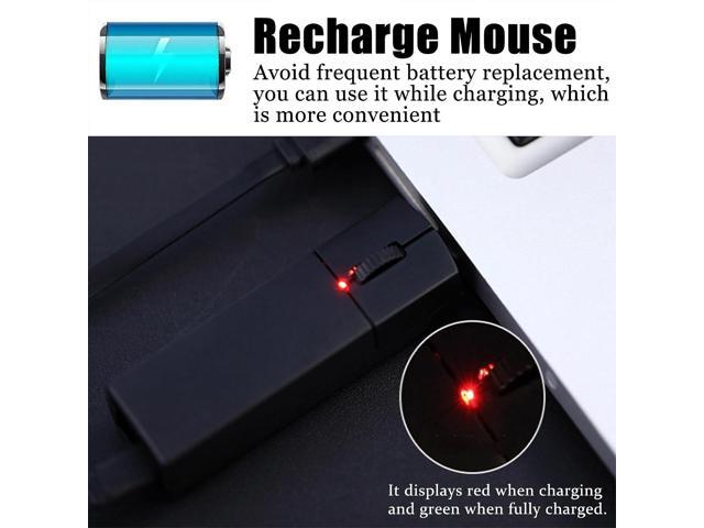 Wireless Bluetooth Mouse, Mini 3-Mode (BT4.0/5.0+2.4G) Noiseless Rechargeable Travel Mice with Mouse Case, 3 Buttons 1200 DPI Ultra Lightweight...