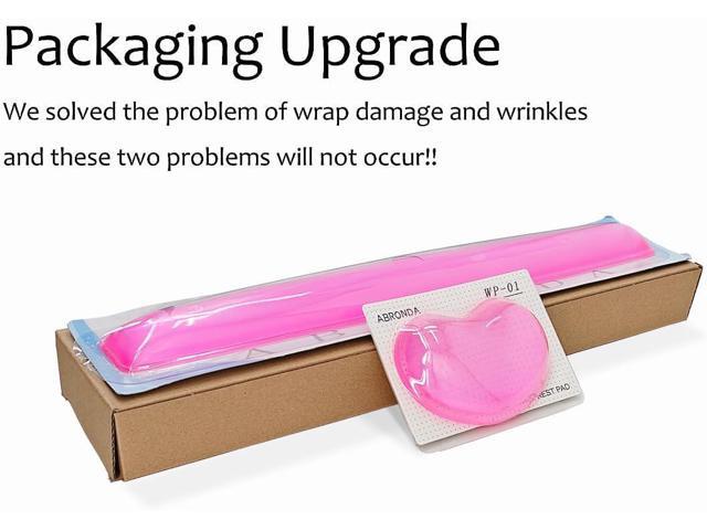 Gel Keyboard & Mouse Wrist Rest Set - Keyboard Wrist Rest Pad & Mouse Support for Office Gaming Pad Computer Laptop Ergonomic Comfortable Pain...