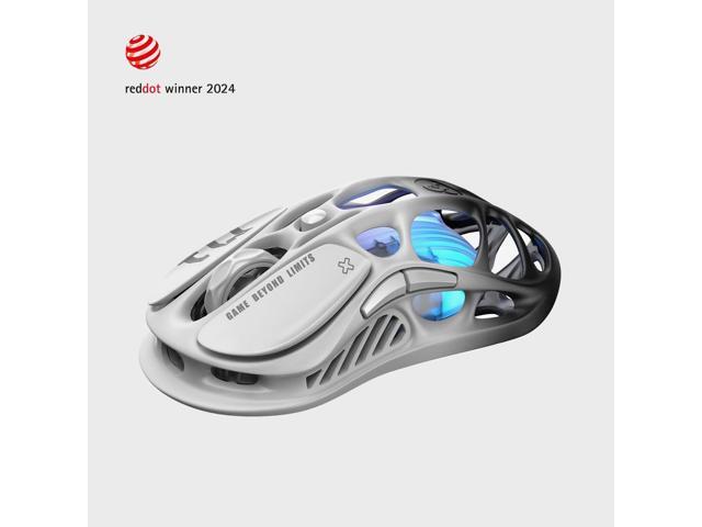 GravaStar Mercury M1 Pro Wireless Gaming Mouse 26,000 DPI PAW3395DM Sensor - Magnesium Alloy - Wired / 2.4GHz / Bluetooth - 5 Programmable Buttons...