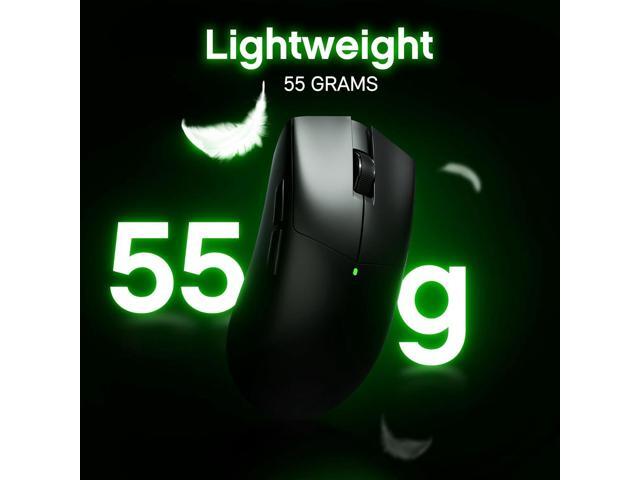 Claw Wireless Gaming Mouse, Ergonomic Mouse, 55g Ultra-Lightweight, 26000 DPI - PAW3395 Sensor, 5 Programmable Buttons, 300 mAh Battery -...