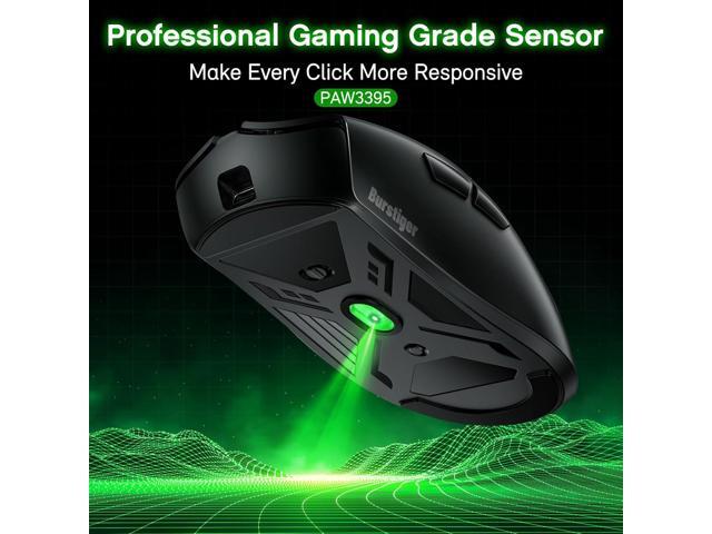 Claw Wireless Gaming Mouse, Ergonomic Mouse, 55g Ultra-Lightweight, 26000 DPI - PAW3395 Sensor, 5 Programmable Buttons, 300 mAh Battery -...