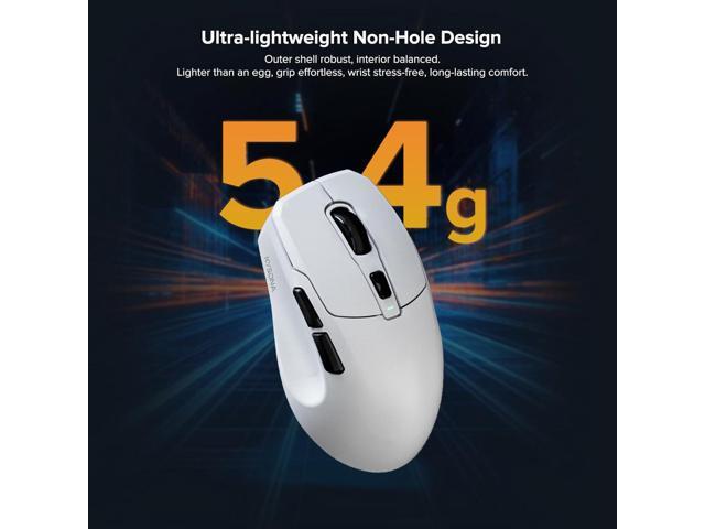 Wireless Gaming Mouse, 26000 DPI, 8K Polling Rate, Tri-Mode 2.4GHz/USB-C/Bluetooth Ergonomic Mouse with Web-Driven, Ice-Cooling Coating,...