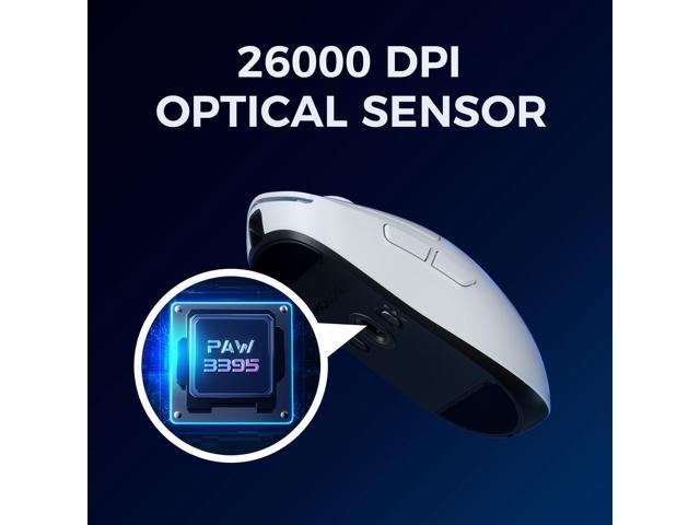 MCHOSE A5 ProMax Wireless Gaming Mouse, Symmetrical Design, 59 Grams, 1K Polling Rate, PAW3395 26K DPI Optical Sensor, 130 Hour Battery Life,...