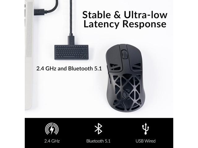 M3 Mini 4K Wireless Mouse Signature Edition 5.1/2.4 GHz/Wired Optical Mouse, Ultra-Lightweight 55g Programmable PixArt 3395 Sensor with up to...