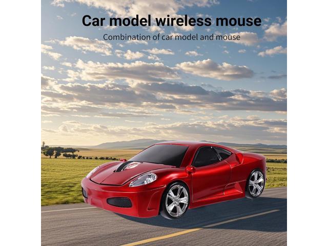 elec Space Wireless Mouse, 2.4GHz Cool Sport Car Shape Computer Mouse 1600 DPI Optical Cordless Mice with USB Receiver for PC Laptop Computer...
