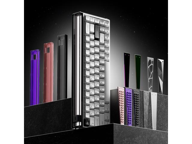 MelGeek MADE68 Ultra Wired Keyboard, Hall Effect Magnetic Switch Gaming Keyboard, 65% Compact Rapid Trigger, Hot-Swappable, RGB Snap Tap &...