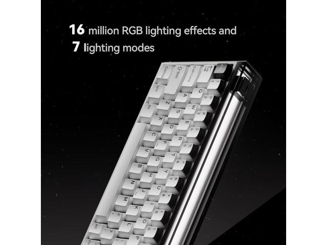 MelGeek MADE68 Ultra Wired Keyboard, Hall Effect Magnetic Switch Gaming Keyboard, 65% Compact Rapid Trigger, Hot-Swappable, RGB Snap Tap &...