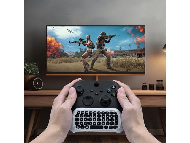 Mcbazel Mini Game Keyboard 2.4G Receiver Wireless Chatpad Message with 3.5MM Audio Jack for Xbox One/Xbox One X/Xbox One S/Xbox Series X/Xbox...