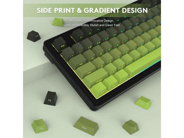 ATTACK SHARK M87 PRO Wireless Mechanical Gaming Keyboard,Hot Swappable Gasket RGB Custom Keyboard,Linear Switch & Side Printed PBT...