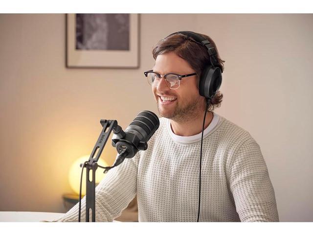 RØDE PodMic USB Versatile Dynamic Broadcast Microphone With XLR and USB Connectivity for Podcasting, Streaming, Gaming, Music-Making and Content...