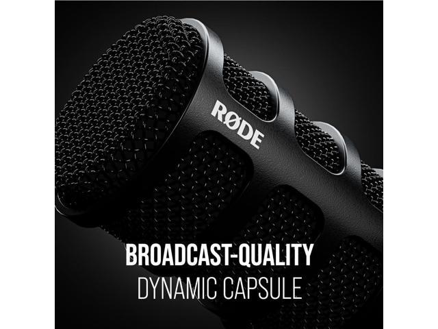 RØDE PodMic USB Versatile Dynamic Broadcast Microphone With XLR and USB Connectivity for Podcasting, Streaming, Gaming, Music-Making and Content...